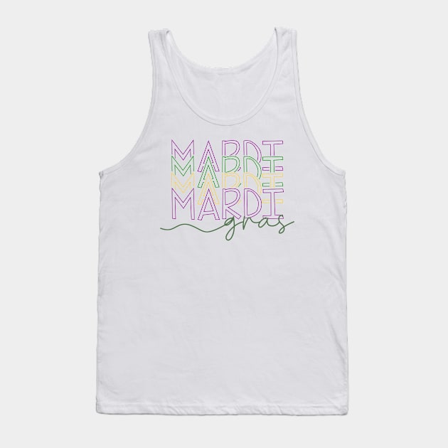 Mardi Mardi Mardi Gras Tank Top by mintipap